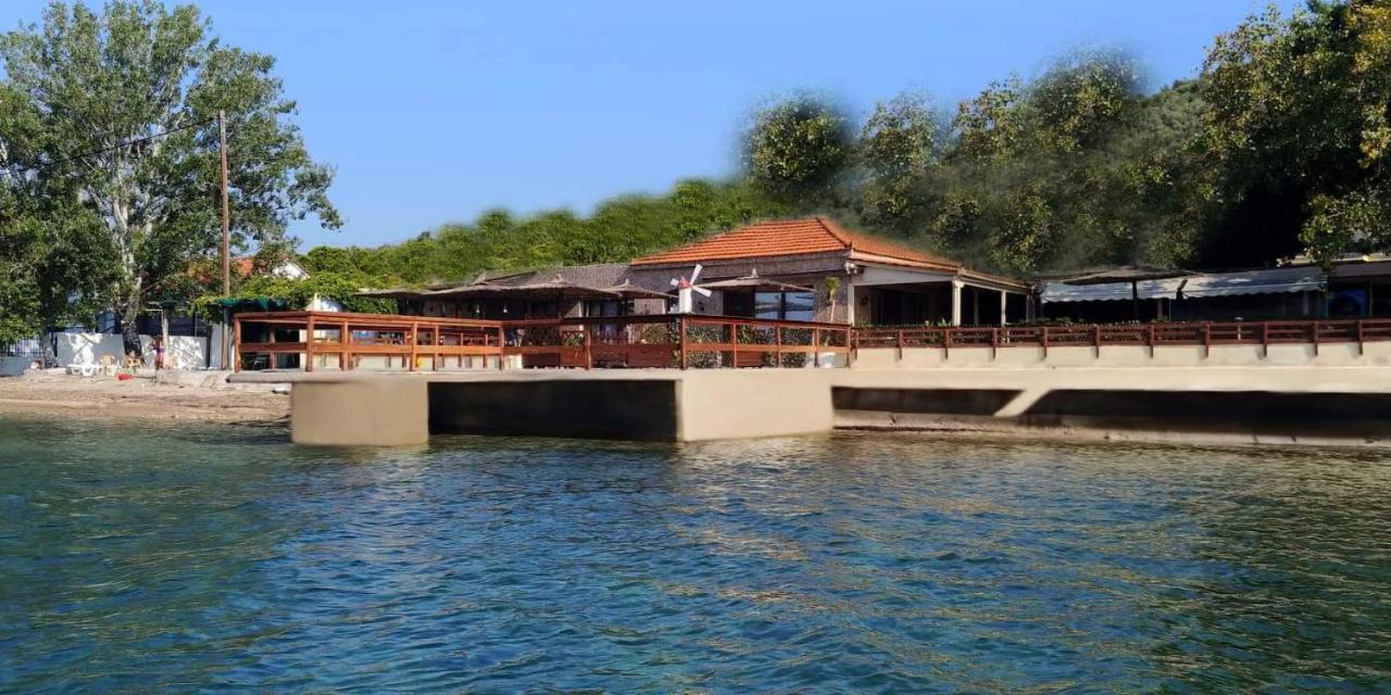 Stone Villa Inside Sea- Kids'Land Platanidia المظهر الخارجي الصورة