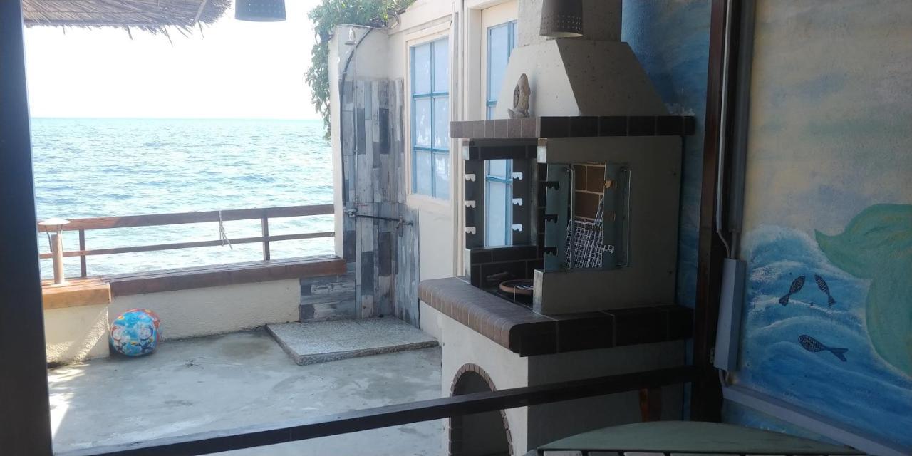 Stone Villa Inside Sea- Kids'Land Platanidia المظهر الخارجي الصورة