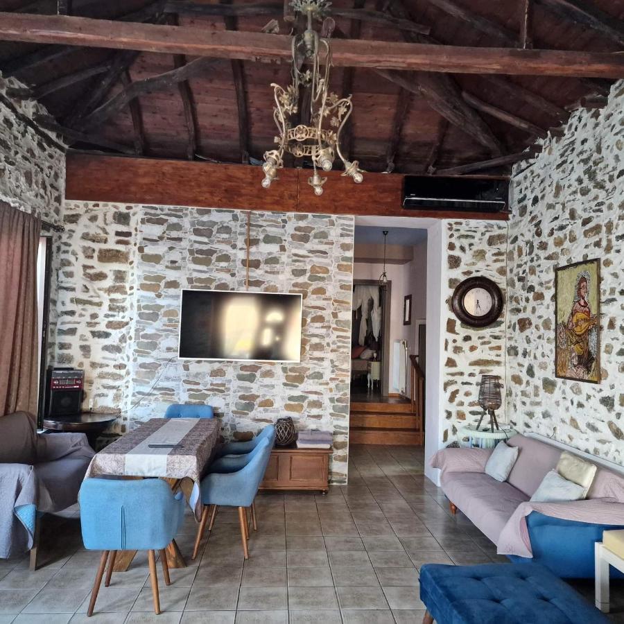 Stone Villa Inside Sea- Kids'Land Platanidia المظهر الخارجي الصورة