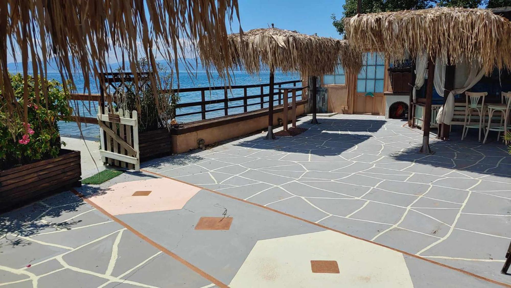 Stone Villa Inside Sea- Kids'Land Platanidia المظهر الخارجي الصورة